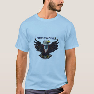 Camiseta design "Americano patriota baluarte"