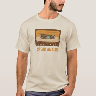 Camiseta Design análogo da cassete de banda magnética