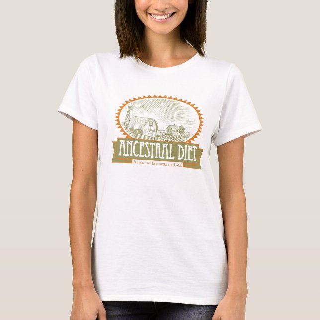 CAMISETA DESIGN ANCESTRAL DIET T SHIRT (Frente)