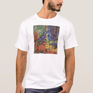 Camiseta Design animal do abstrato do Expressionism