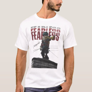 Camiseta Design anime anime sem medo