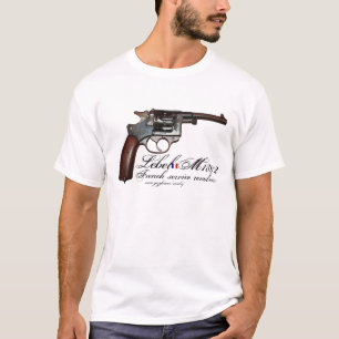 Camiseta Design antigo legal do t-shirt do revólver de