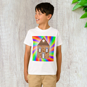 Camiseta Design Arco-Íris Colorido Psicodélico