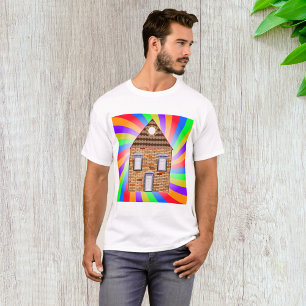 Camiseta Design Arco-Íris Colorido Psicodélico