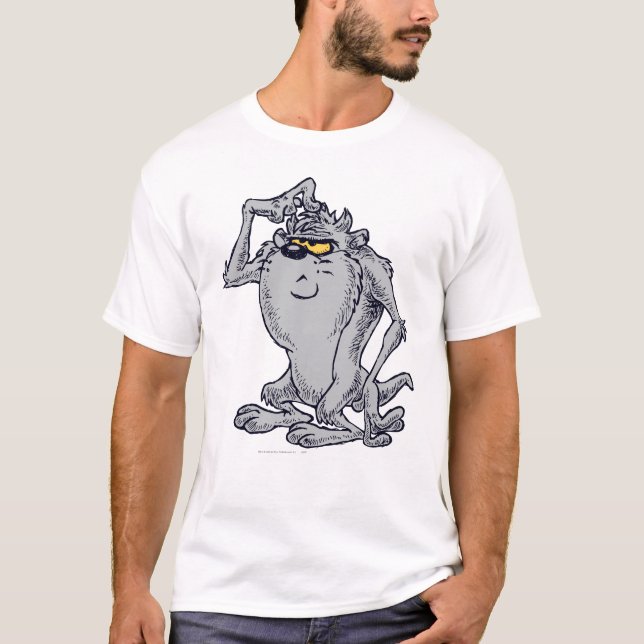 Camiseta DESIGN artístico de pensamento TAZ™ (Frente)