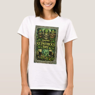 Camiseta Design assustador e sombrio para o dia de São Patr