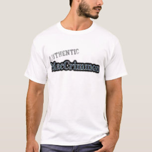 Camiseta Design autêntico do nome do Tartan de MacCrimmon