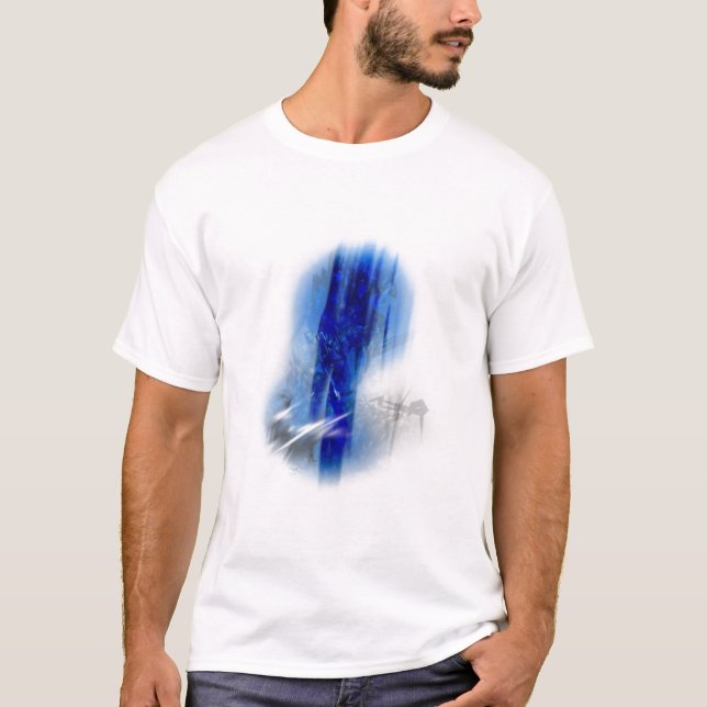 Camiseta Design azul legal (Frente)