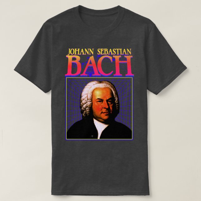 Camiseta Design BACH 80s (Frente do Design)