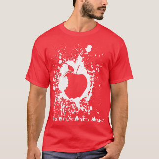 Camiseta Design básico da maçã de ADAM e de TINTA