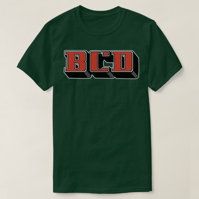 Camiseta Design Bcd casual simples (Frente do Design)