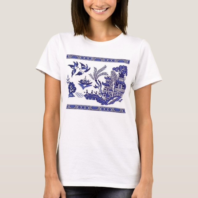 Camiseta Design Blue Willow China (Frente)