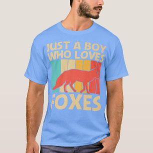 Camiseta Design Bonita Para Meninos Vulpine De Anima Selvag