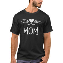 Design, bonitinha, amante de gatos pretos mãe T-Sh