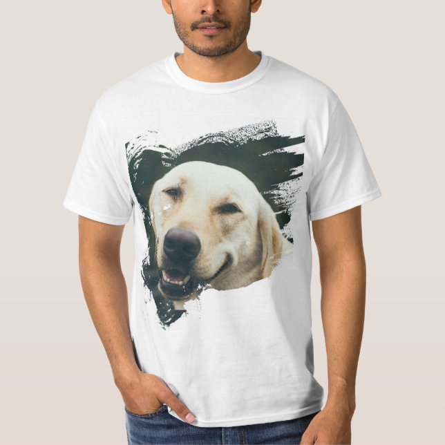 Camiseta Design bonito de cães (Frente)