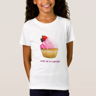 Camiseta Design bonito do cupcake