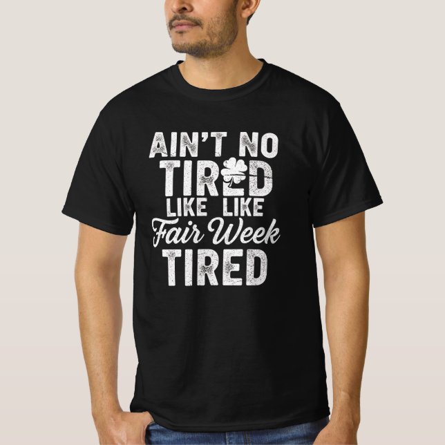 Camiseta Design Cansado Mas Feliz  (Frente)