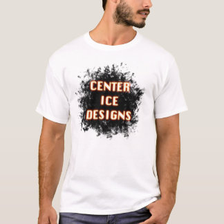Camiseta Design Center do gelo: Explosão