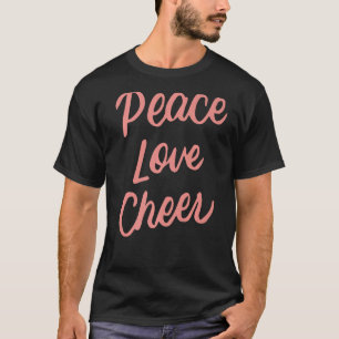 Camiseta Design Cheerleader giro para meninas Cheerleadi