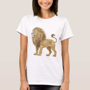 Camiseta Design Chic Prata LION Statement