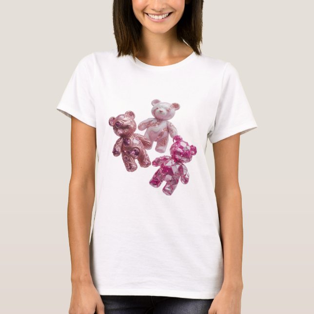 Camiseta Design Chic Prata URSINHOS ROSA Citação (Frente)