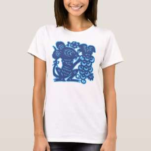 Camiseta Design chinês do t-shirt do zodíaco - rato/rato