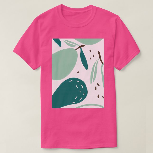 Camiseta Design clássico Avocado Fruta Handsome (Frente do Design)