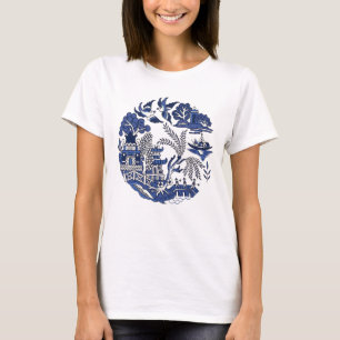 Camiseta Design Clássico Azul Selvagem