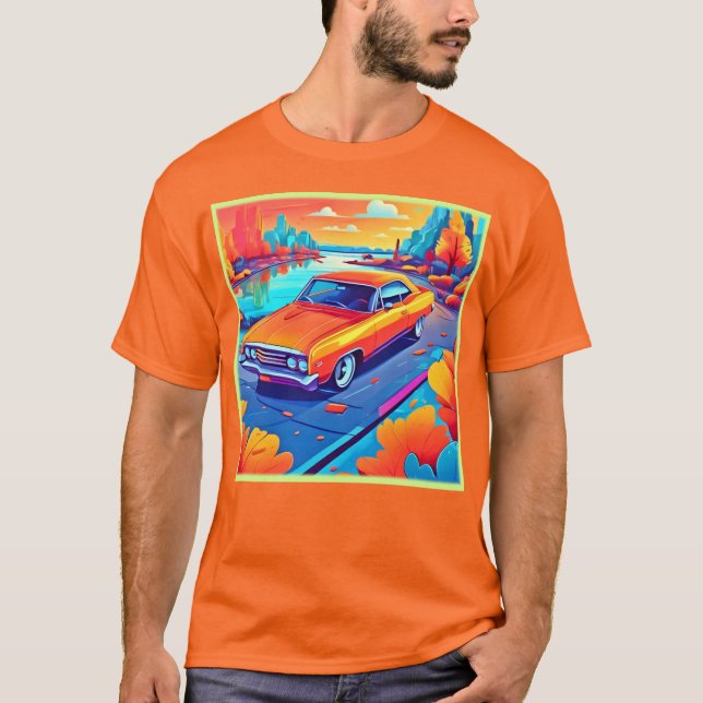 Camiseta Design Clássico Colorido (Frente)