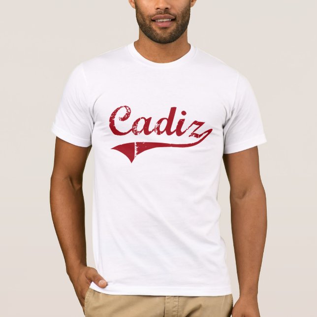 Camiseta Design clássico de Cadiz Ohio (Frente)