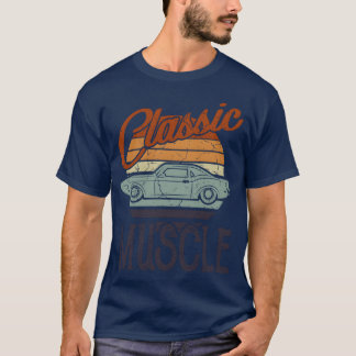 Camiseta Design Clássico de Carro Musculoso Homem Carro Ant