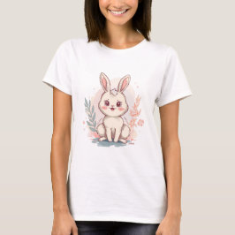Camiseta Design Clássico de Coelho - Minimalista