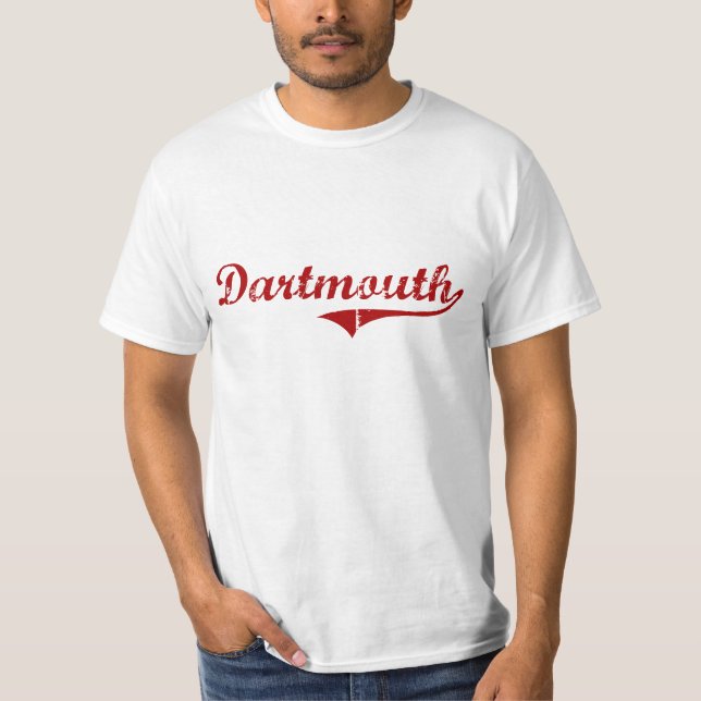 Camiseta Design clássico de Dartmouth Massachusetts (Frente)