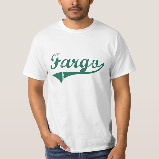 Camiseta Design clássico de Fargo North Dakota (Frente)