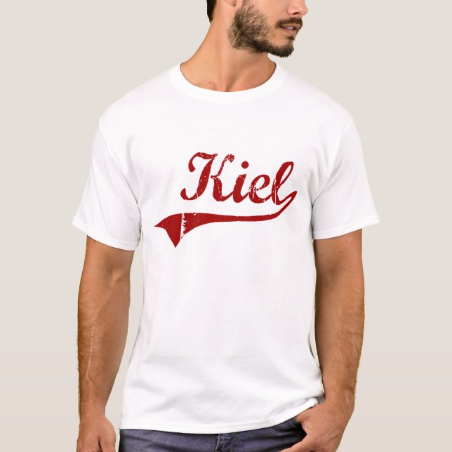 Camiseta Design clássico de Kiel Wisconsin (Frente)