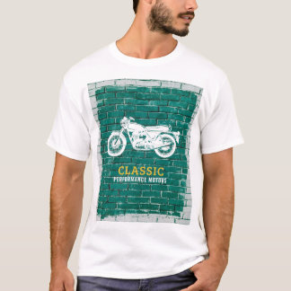 Camiseta Design Clássico de Motocicleta