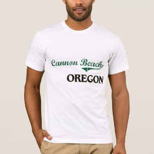 Camiseta Design clássico de Oregon da praia do canhão