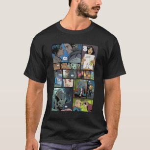 Camiseta Design Clássico do Painel História em quadrinhos d
