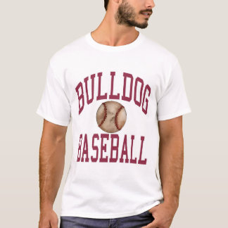 Camiseta Design completo do basebol de Buldog