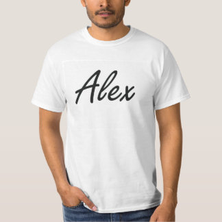 Camiseta Design conhecido artístico de Alex