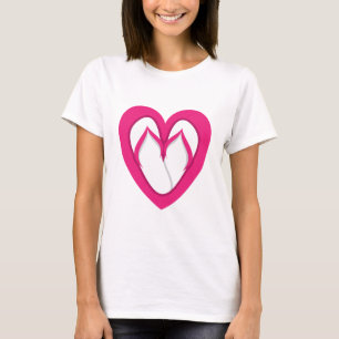 Camiseta design cor-de-rosa 2 do falhanço de sacudir
