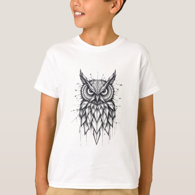 Camiseta design coruja 3 (Frente)