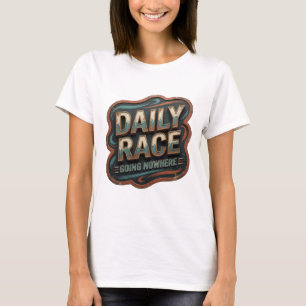 Camiseta Design Crisp Gold CORRIDA DIÁRIA SEM DESTINO