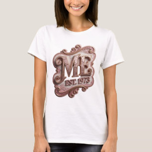 Camiseta Design Crisp Gold ME EST 1973