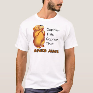 Camiseta Design cristão Praying do Gopher