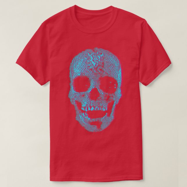Camiseta design Crystal Skulls 3D (Frente do Design)