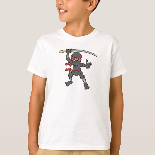 Camiseta Design customizável de Ninja (Frente)