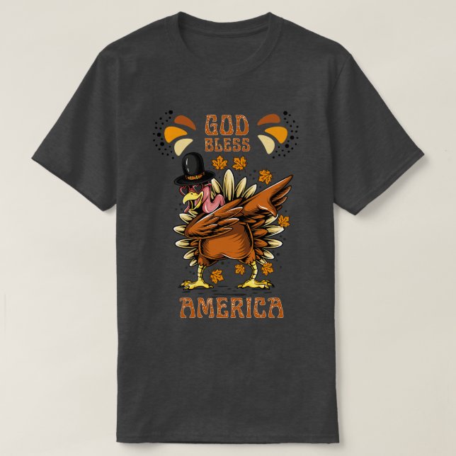 Camiseta Design da América do deus abençoe (Frente do Design)