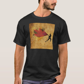 Camiseta "Design da arte da rua da raiva criativa"