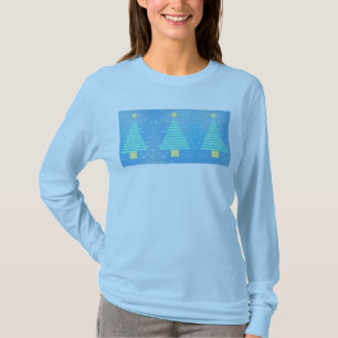 Camiseta Design da árvore de Natal.